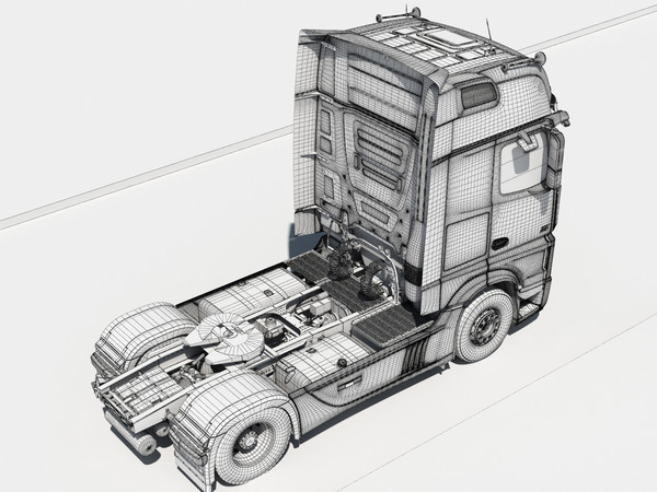 3ds max mercedes-benz actros 2011 - Mercedes-Benz Actros 2011 by jekich1
